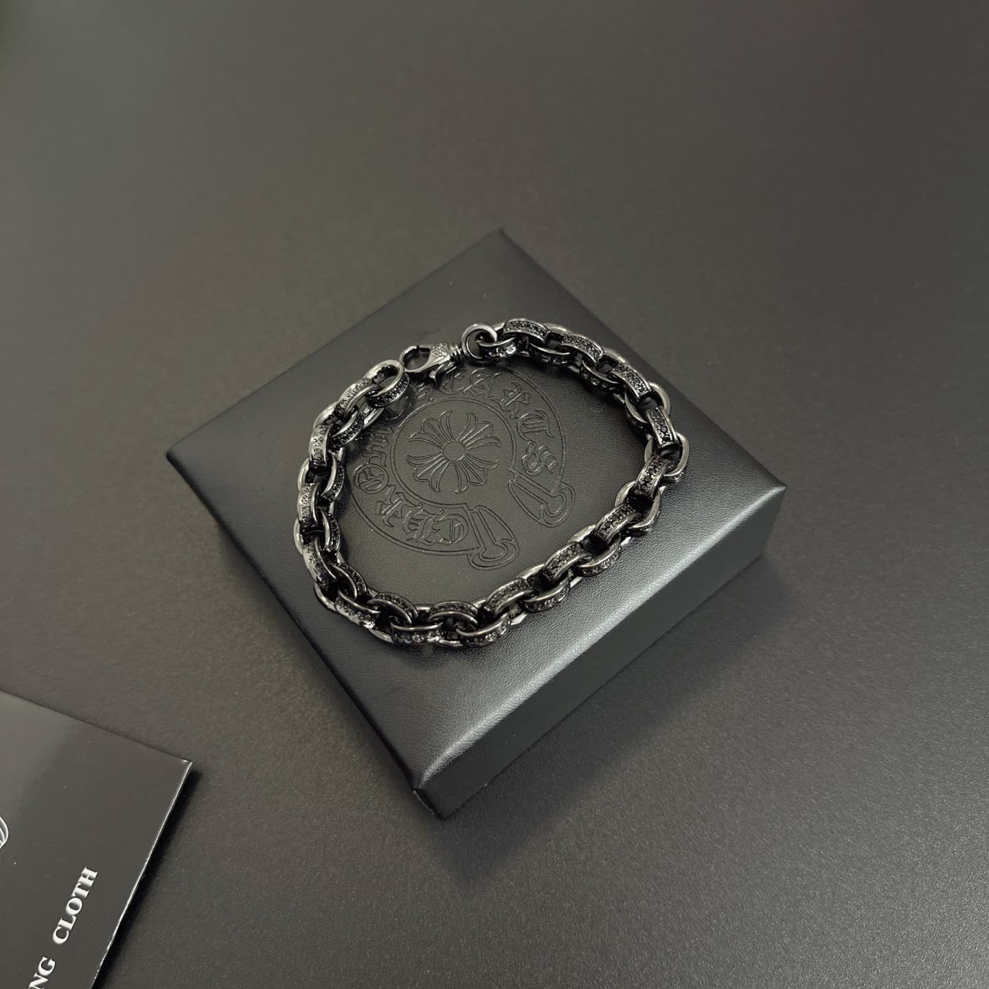 Chrome Hearts Silver Chain Bracelet